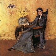 William Merritt Chase Portrait of Dora Wheeler oil painting picture wholesale